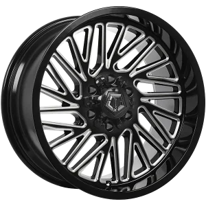 TIS Wheels – 553BM – Black – 20″x10″ -12mm – Summer Wheels – 553BM2106812